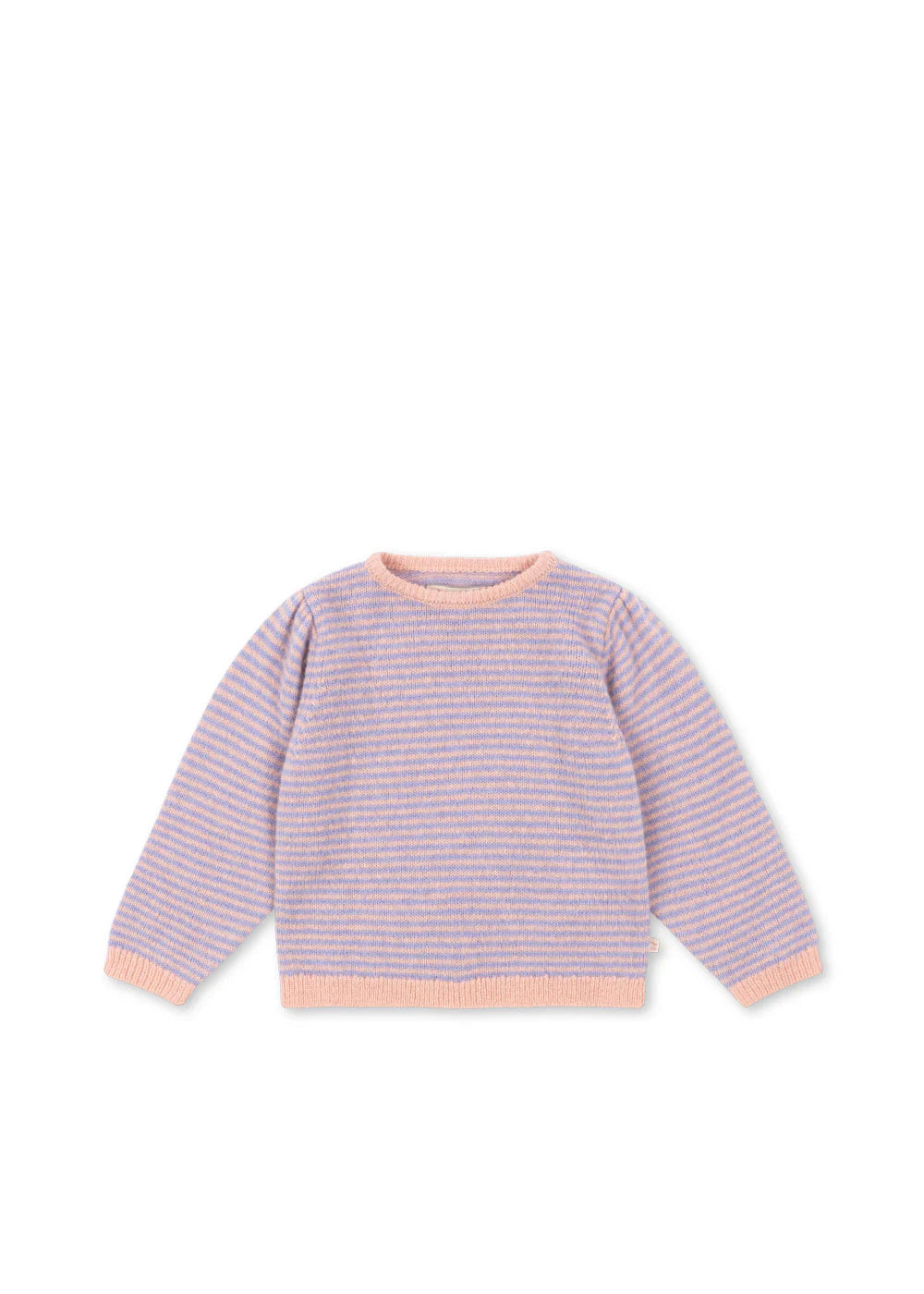 BERLE PUFF KNIT SWEATER - PURPLE/PINK DOLPHIN