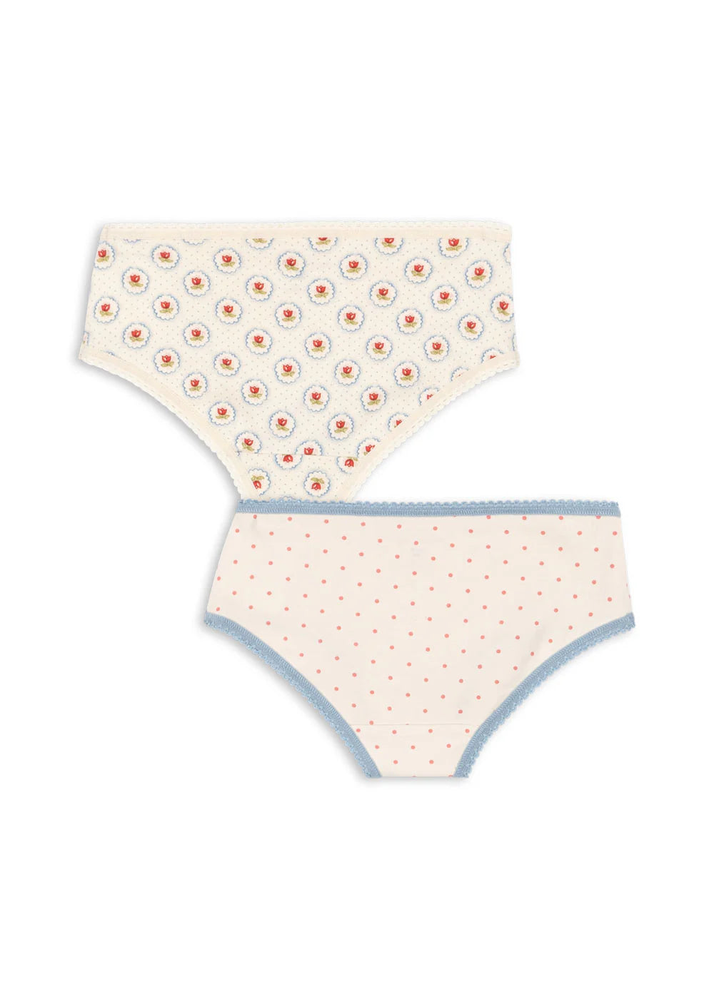 BASIC 2 PACK GIRL UNDERPANTS GO - PIROUETTE DOT/MIRAGE