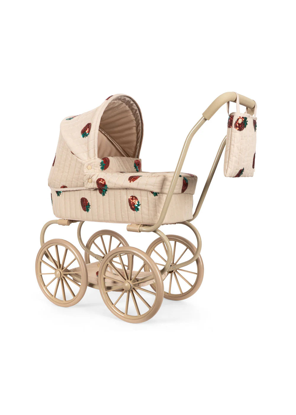 MINNIE TULLE DOLL PRAM - STRAWBERRY