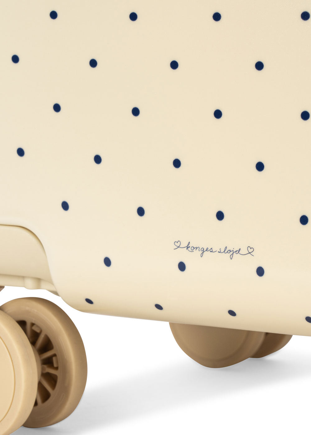 Travel Suitcase Navy Dot