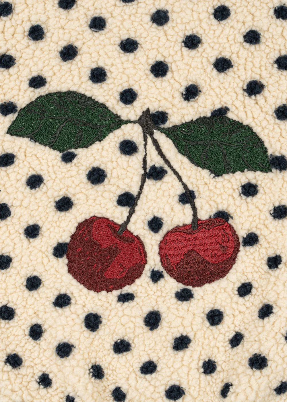 Jody Embroidery Teddy Jacket Dot Lumiere
