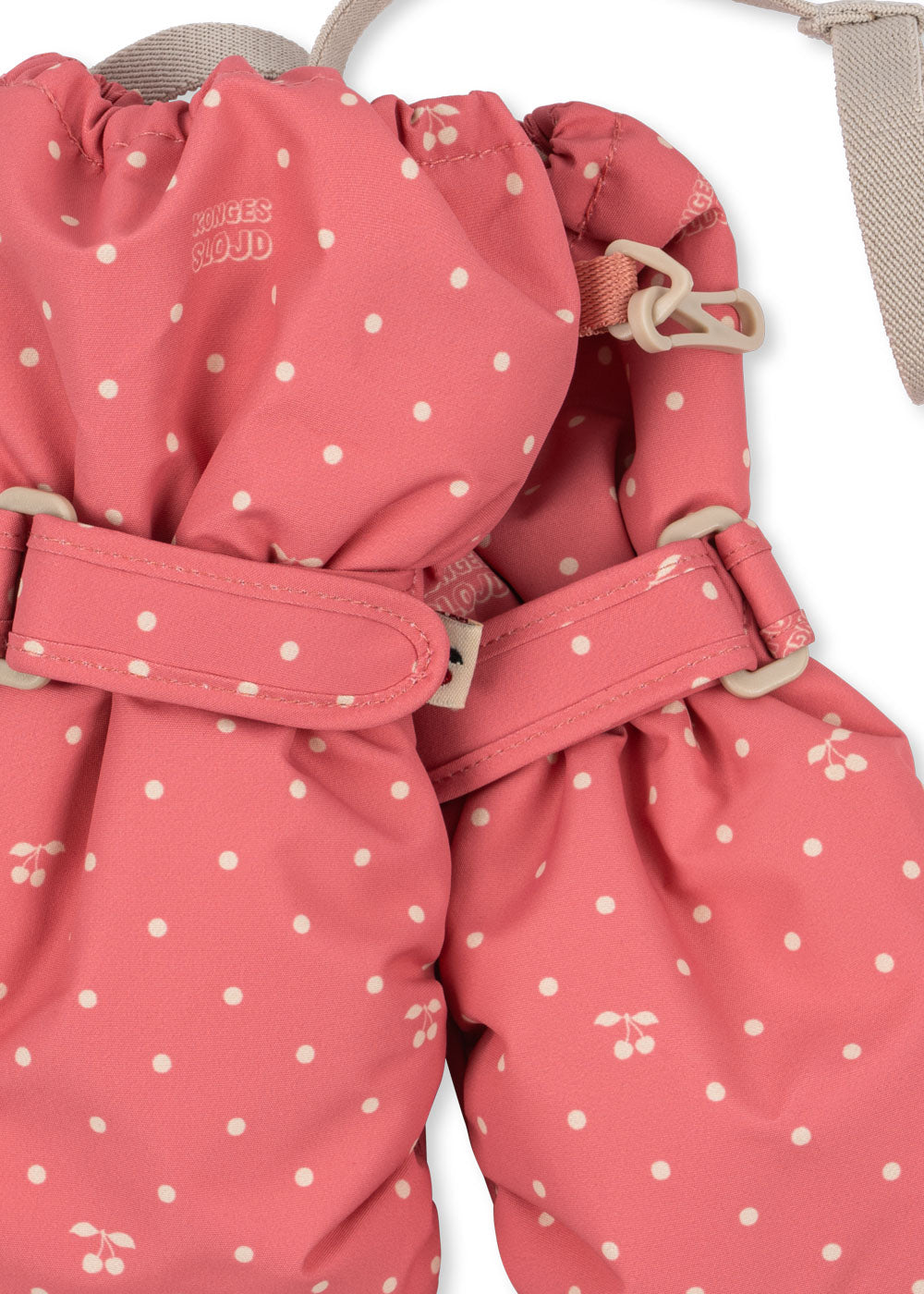 Nohr Snow Mittens Print Cherry Berry Dot