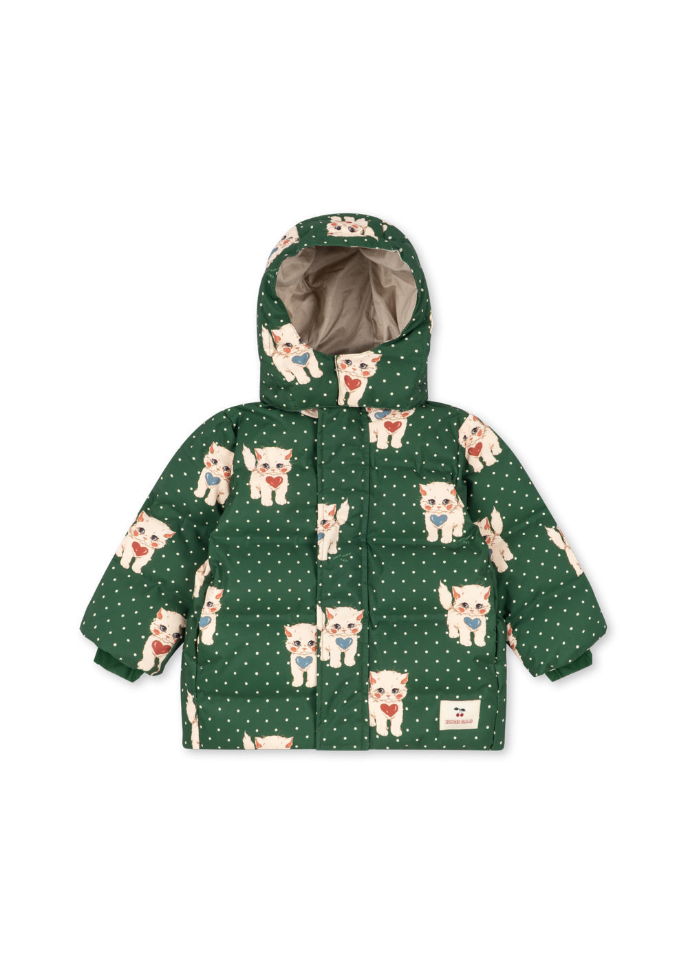 MAGNUM DOWN JACKET PRINT GRS - DOT MIAO VERDE