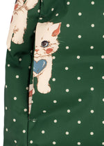 MAGNUM DOWN JACKET PRINT GRS - DOT MIAO VERDE