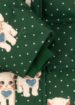 MAGNUM DOWN JACKET PRINT GRS - DOT MIAO VERDE