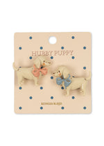 2 PACK PUPPY HAIR CLIP - CREME BRULEE