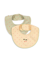 BASIC 2 PACK BIBS - COEUR GOLDEN/COEUR LINT