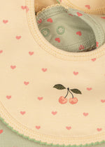 BASIC 2 PACK BIBS - COEUR GOLDEN/COEUR LINT