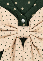 ELIN BOW BLOUSE GOTS - DOT MARSEILLE