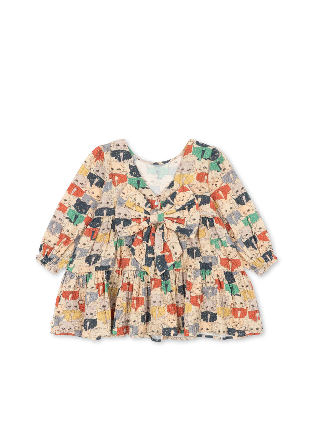 Elin LS Bow Dress Like Cats And Dogs