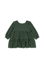 ELIN LONG SLEEVE BOW DRESS dot marseille