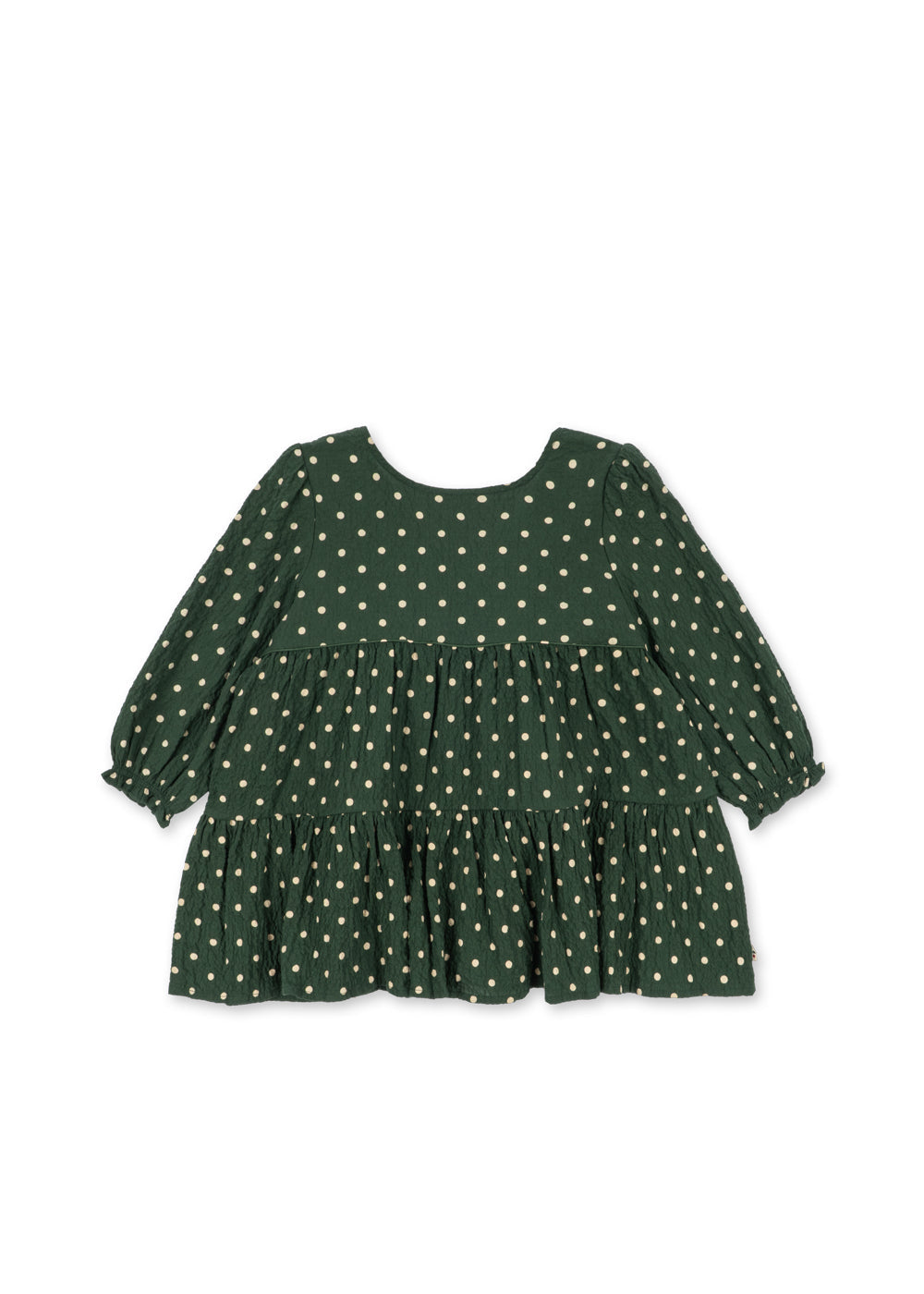 ELIN LONG SLEEVE BOW DRESS dot marseille