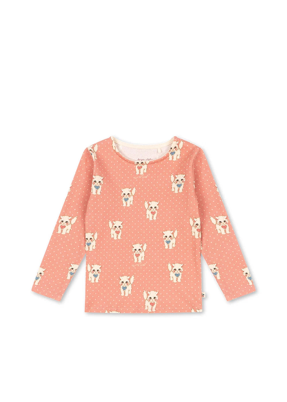 ELLA LS TEE GOTS - CIAO MIAO ROSE
