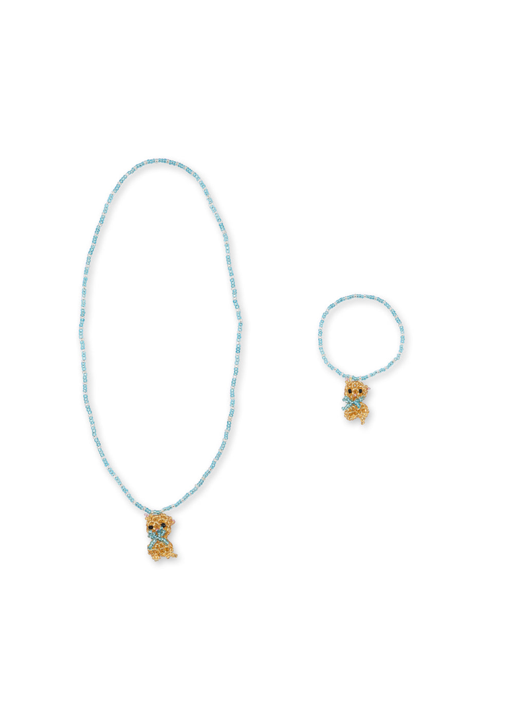 KITTY NECKLACE AND BRACELET SET - KITTY