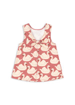 Magot Bow Dress Swan Rose detail
