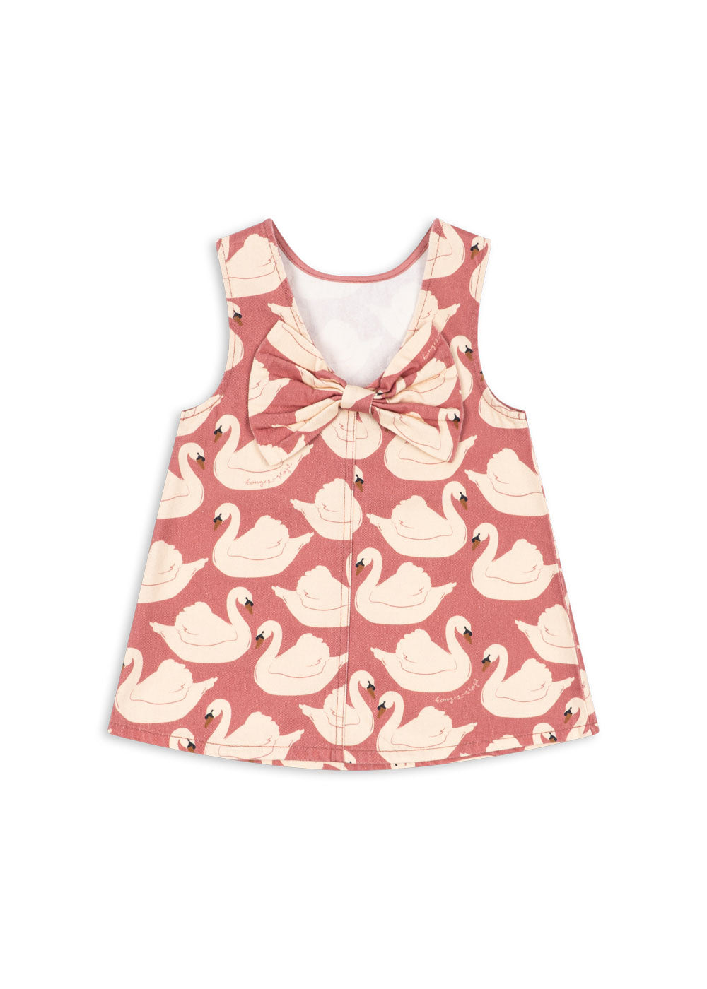 Magot Bow Dress Swan Rose detail