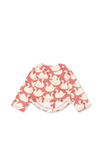 Magot Frill Jacket Swan Rose detail