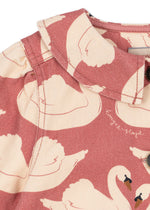 Magot Frill Jacket Swan Rose detail