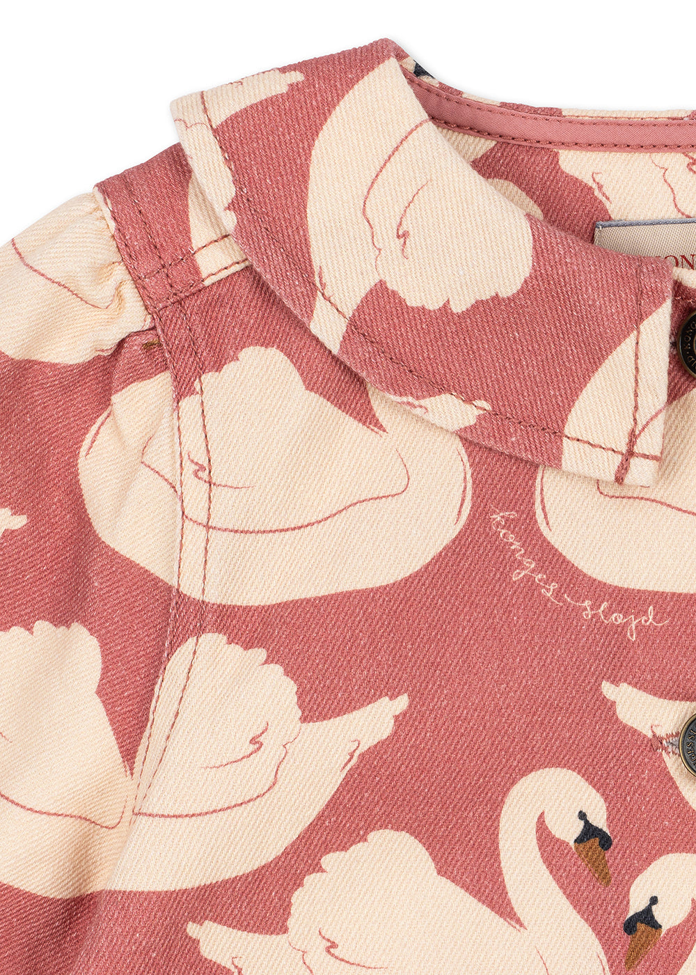 Magot Frill Jacket Swan Rose detail