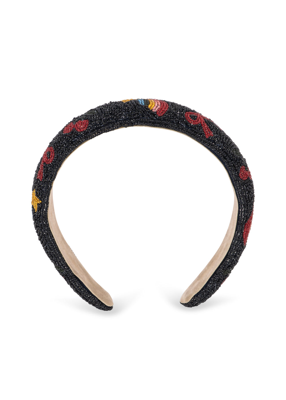 BEADED HAIRBRACE - RAINBOW