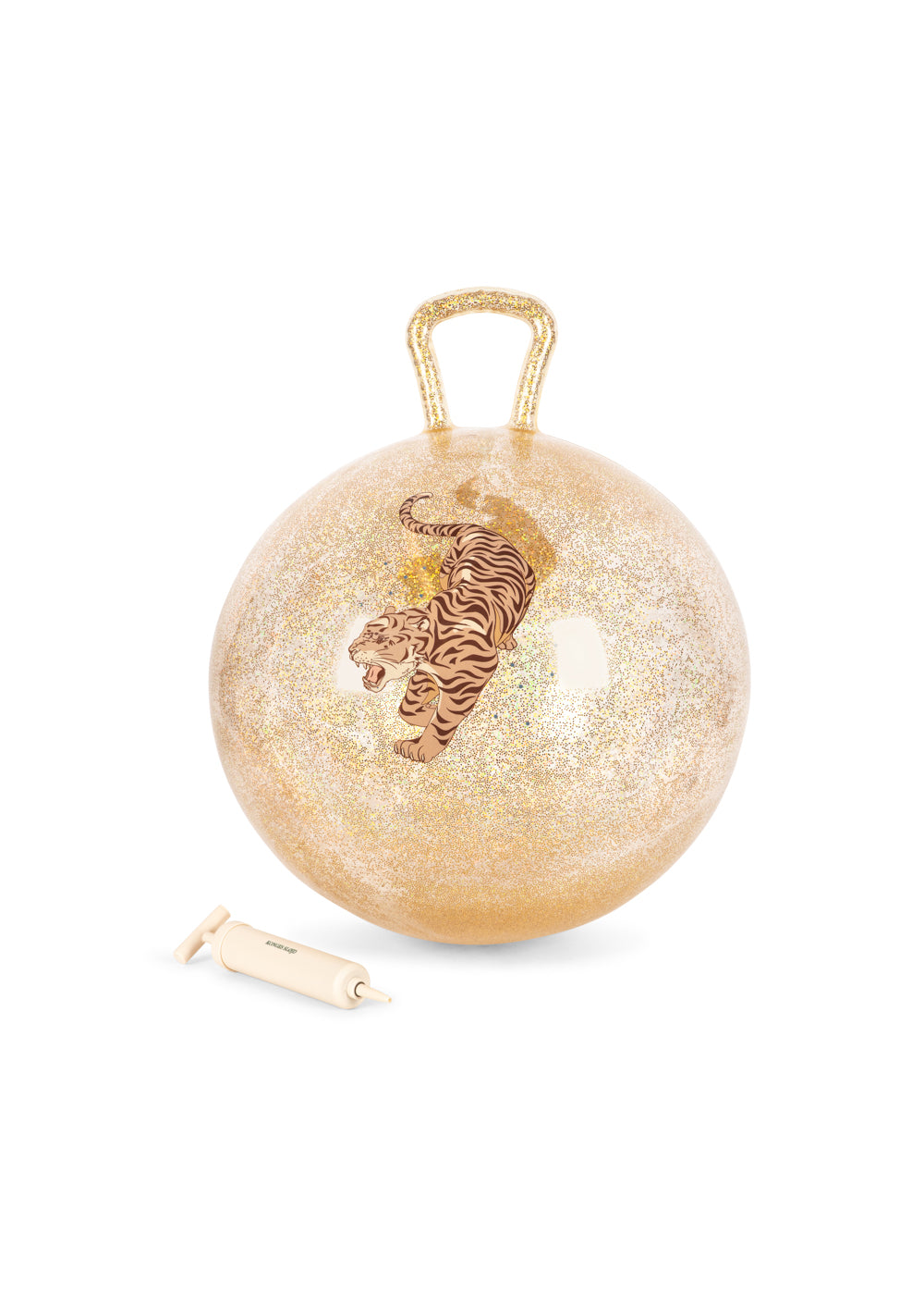 GLITTER JUMP BALL - TIGER