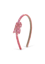 SEQUIN BOW HAIRBRACE - RAPTURE ROSE