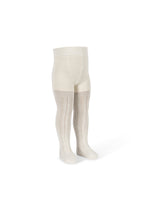 WOOL POINTELLE TIGHTS - OFF WHITE