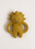 TEETHER LION - MUSTARD