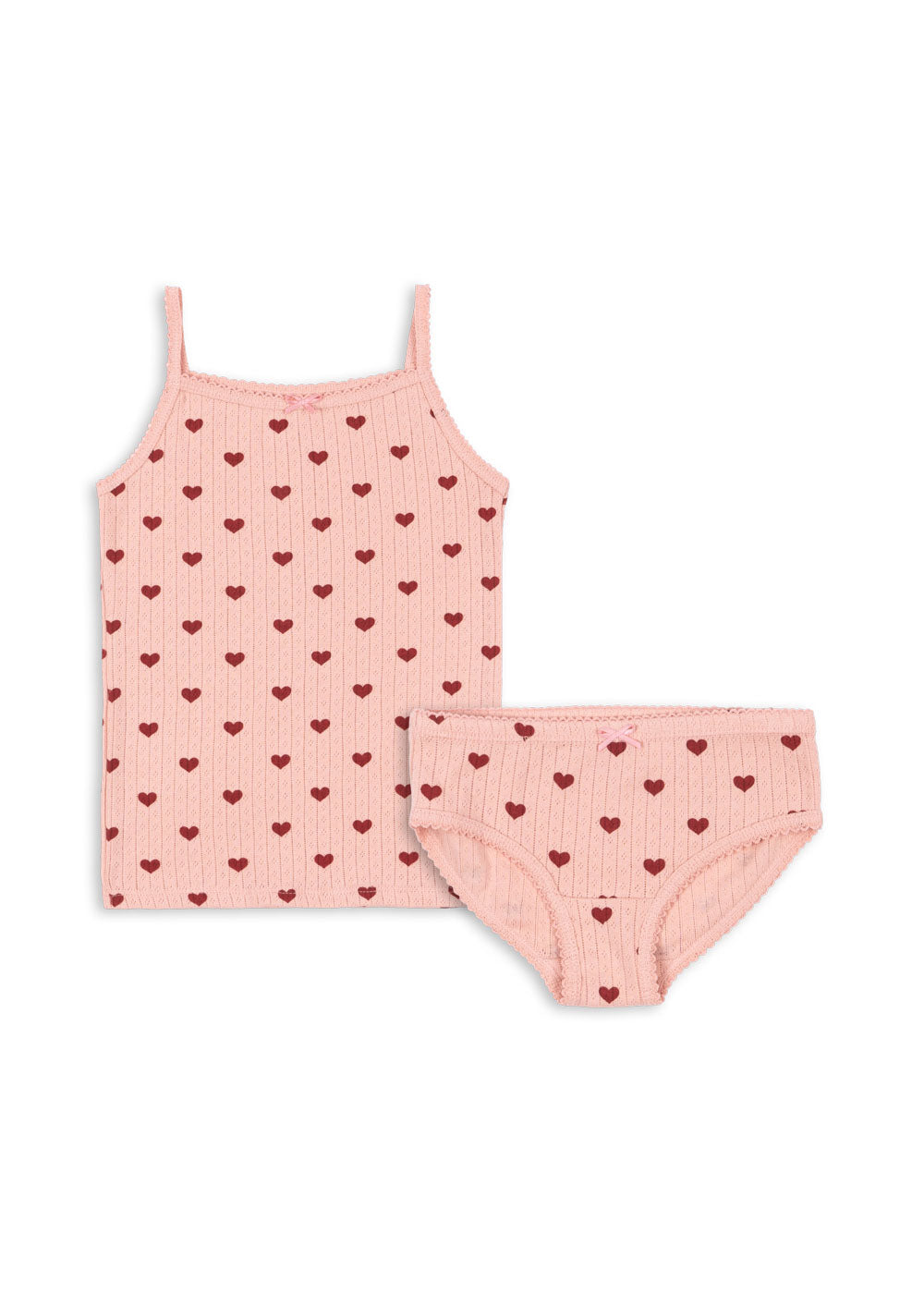 MINNIE UNDERWEAR GOTS - AMOUR ROUGE