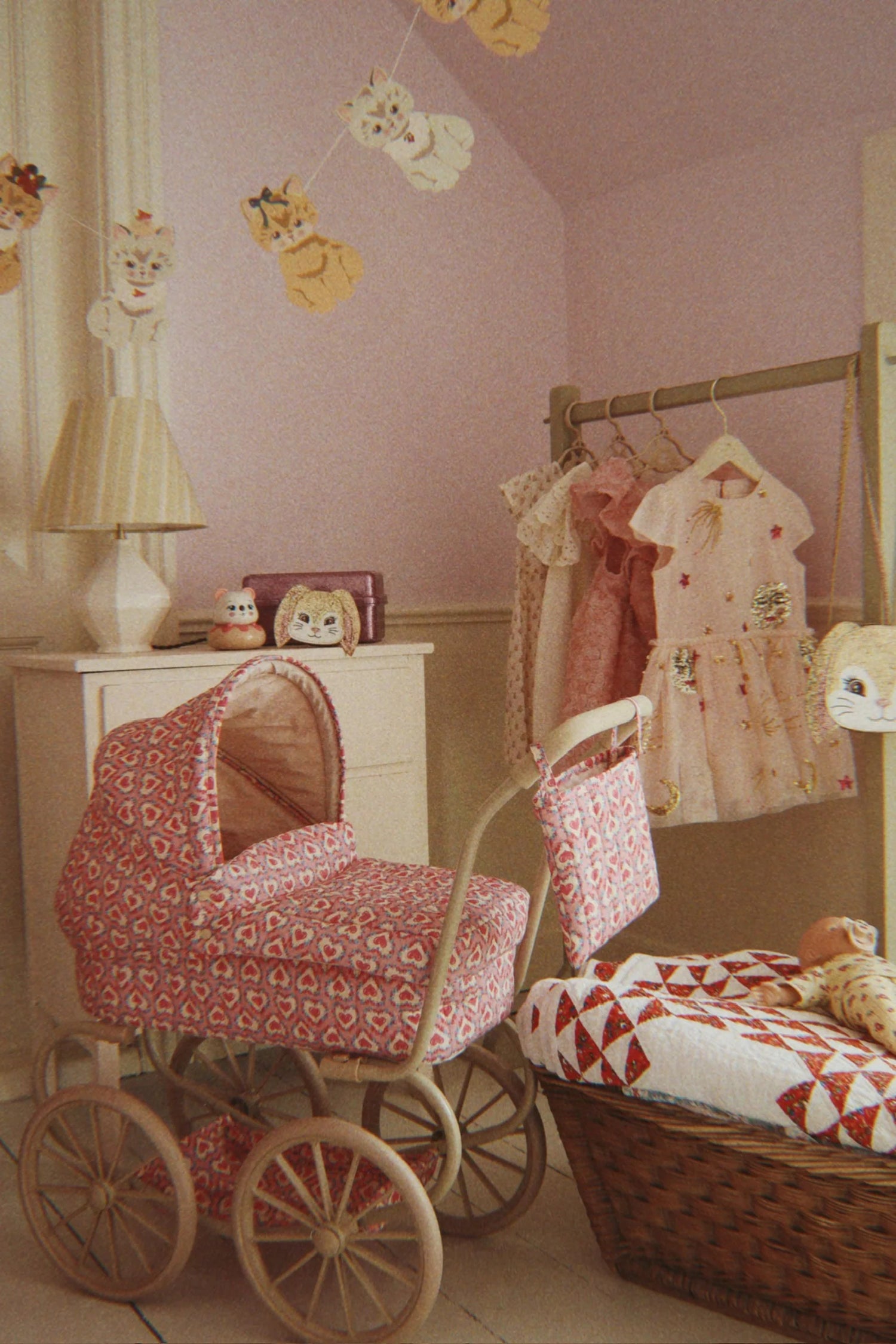 MINNIE DOLL PRAM - FELICE ROSE