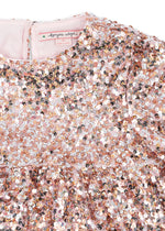 Lila Sequins Dress Grey/Rosa