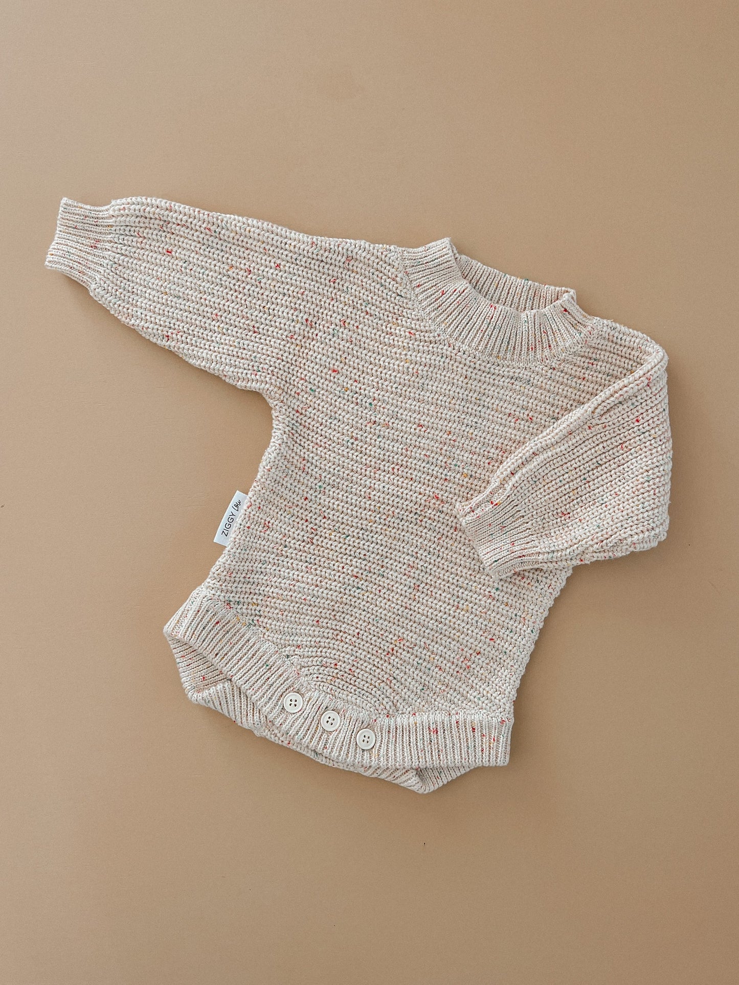 HEIRLOOM ROMPER | OATMEAL FLECK