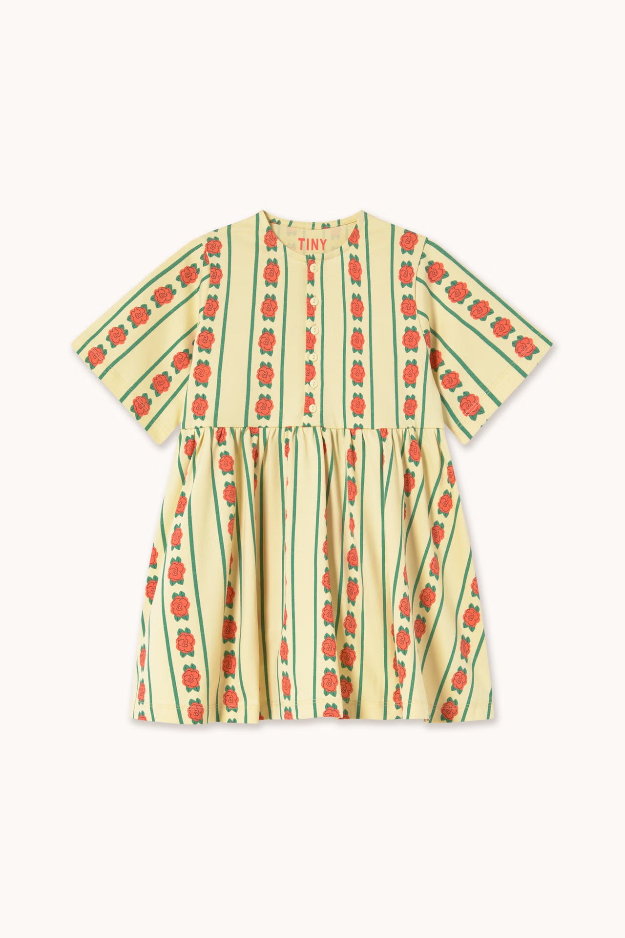 ROSE PATTERN DRESS