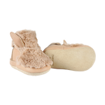 Richy Booties Fluffy Bunny Warm Beige