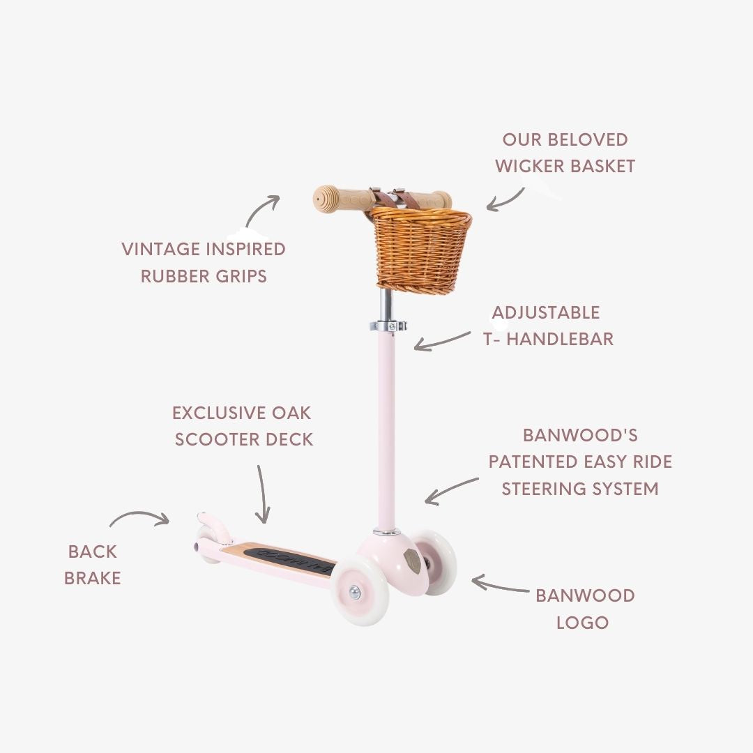 Banwood Scooter Vintage Pink