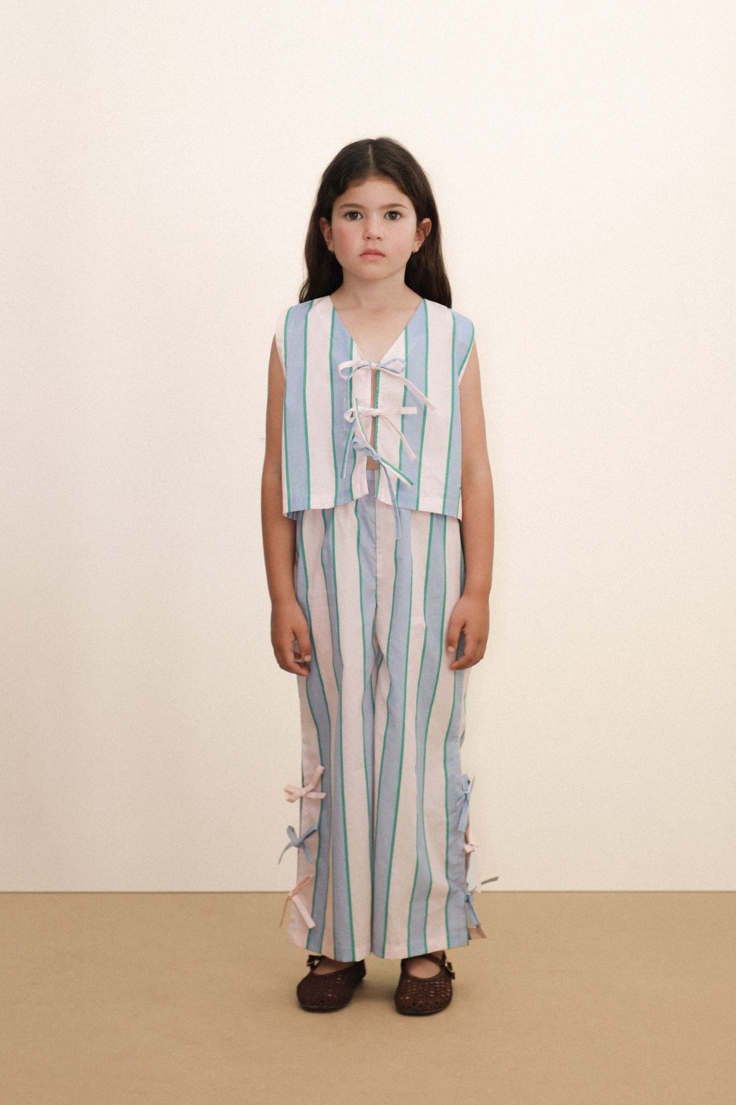 RETRO STRIPES BOWS PANT