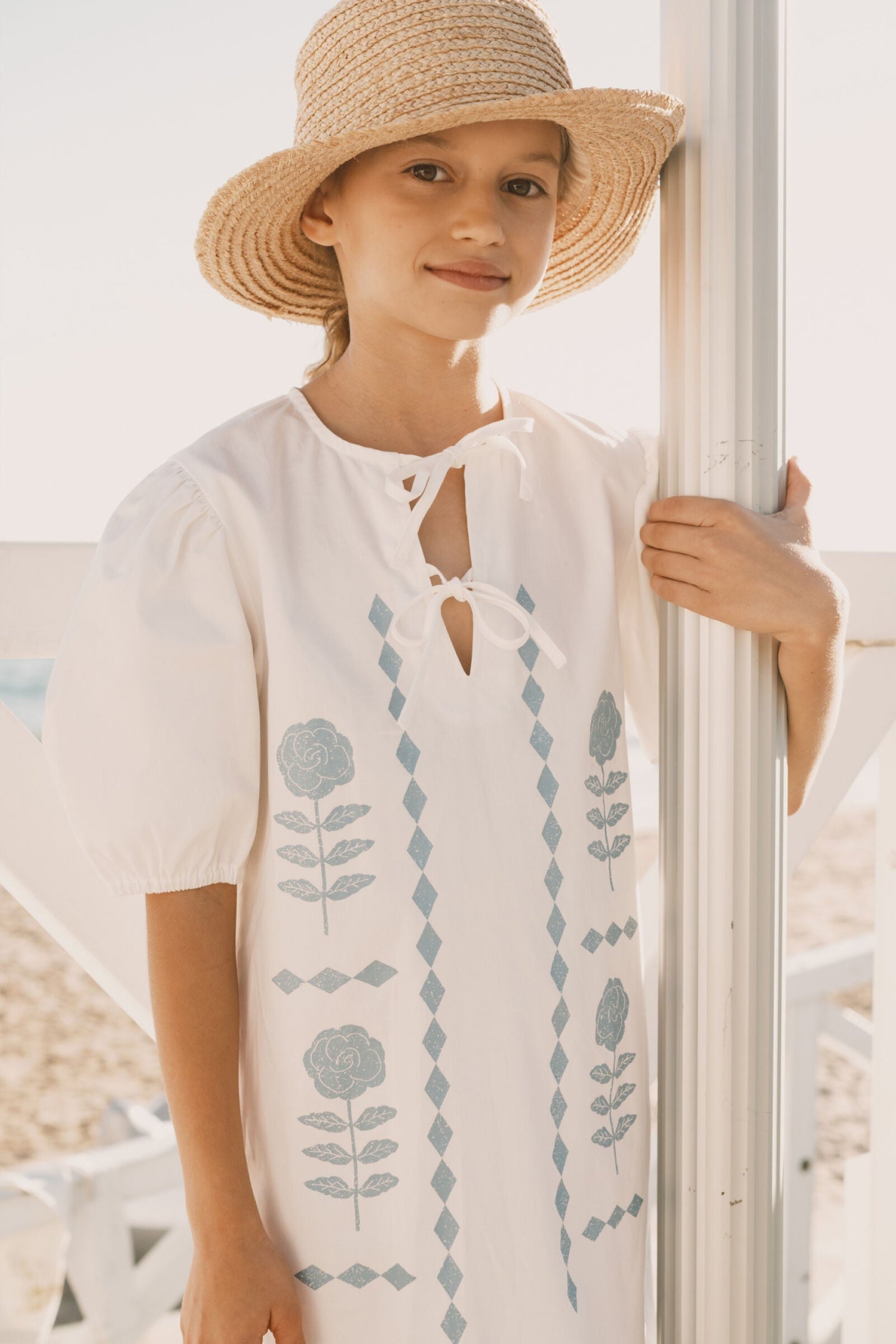 FLOWER PATTERN DRESS
