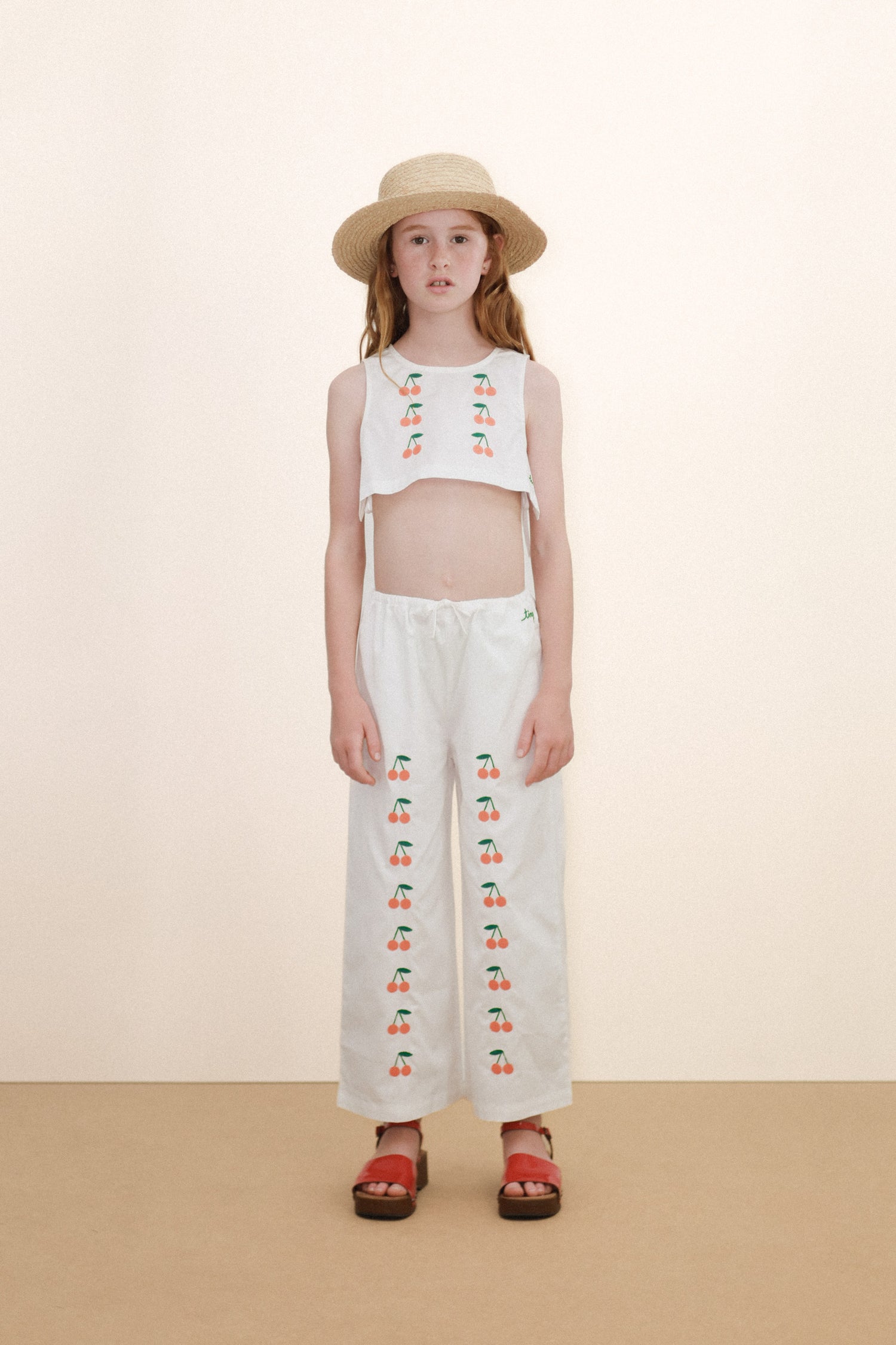 MINI CHERRIES TWILL PANT