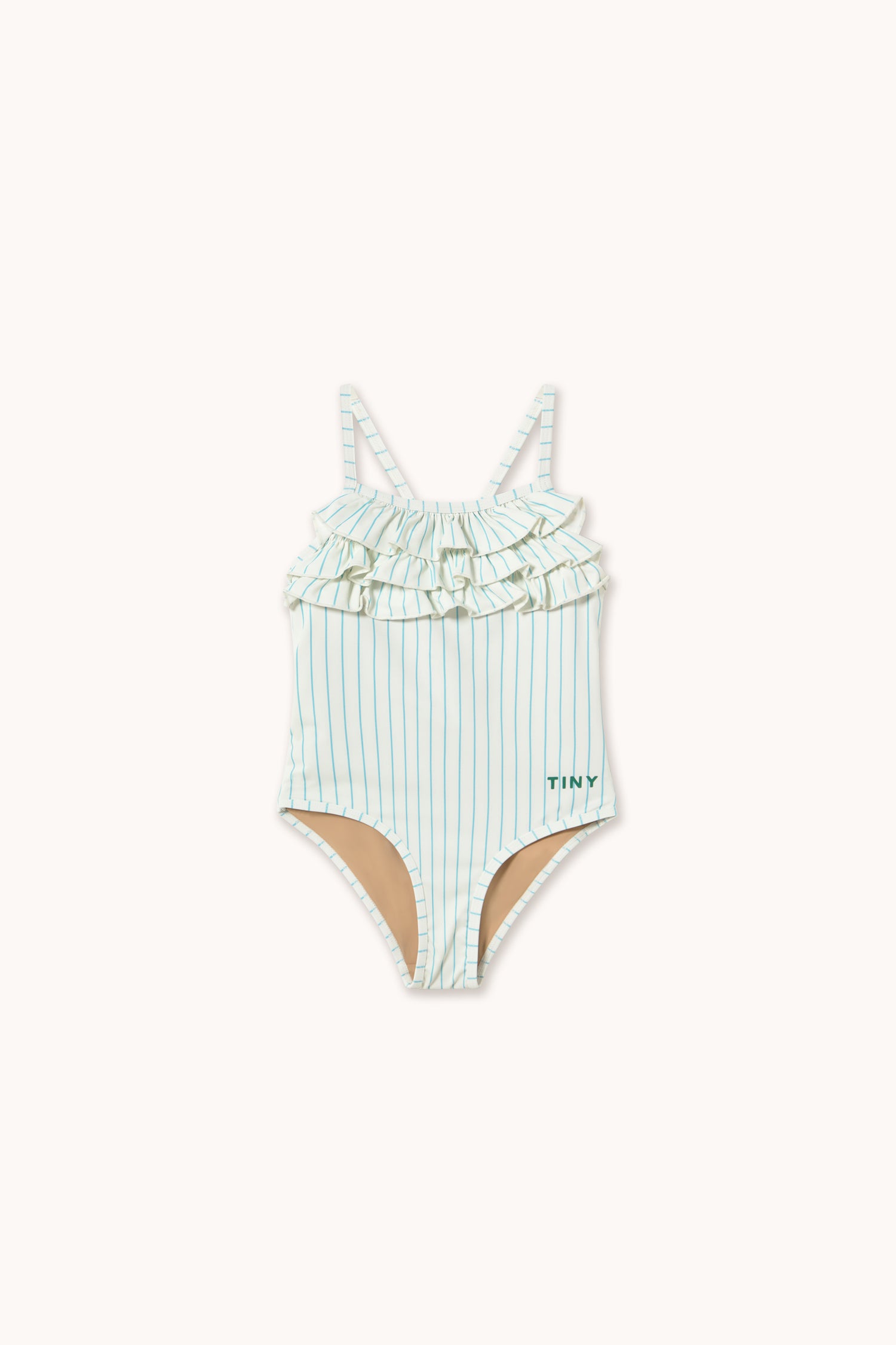 MAUDYMOSI KOSTIUMĖLIS - CYAN FINE STRIPES