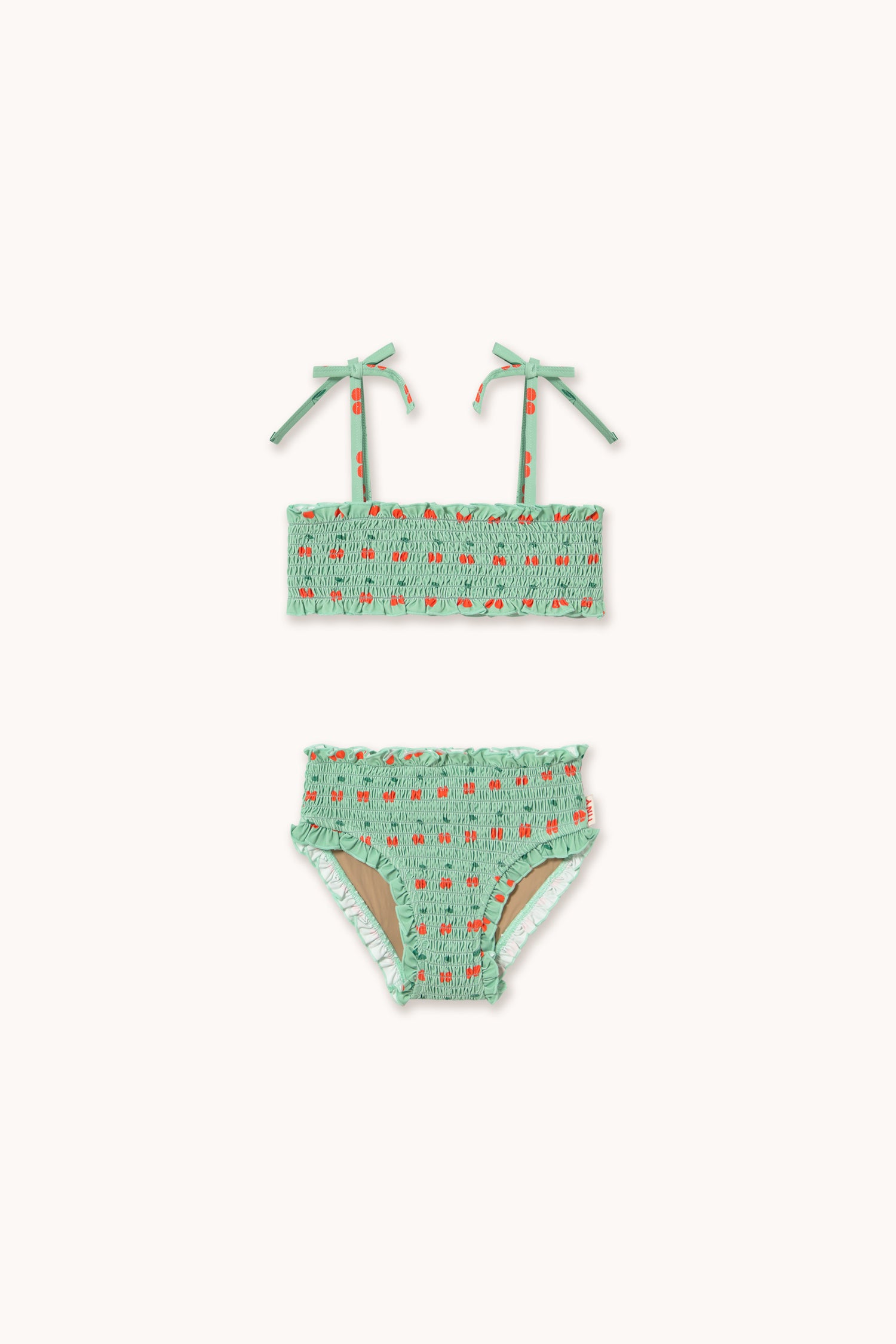 CHERRIES SMOCK SWIM SET