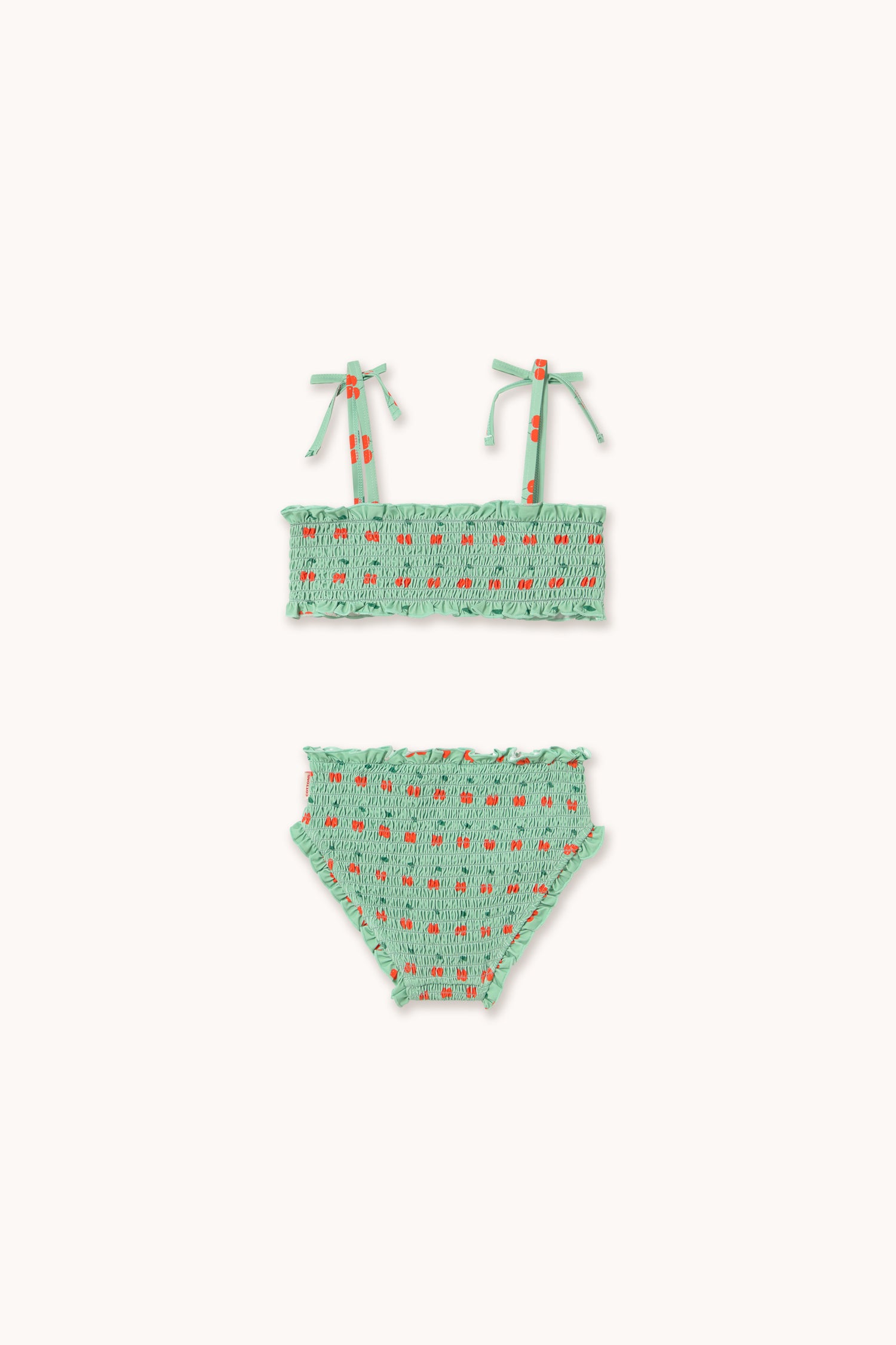 CHERRIES SMOCK SWIM SET