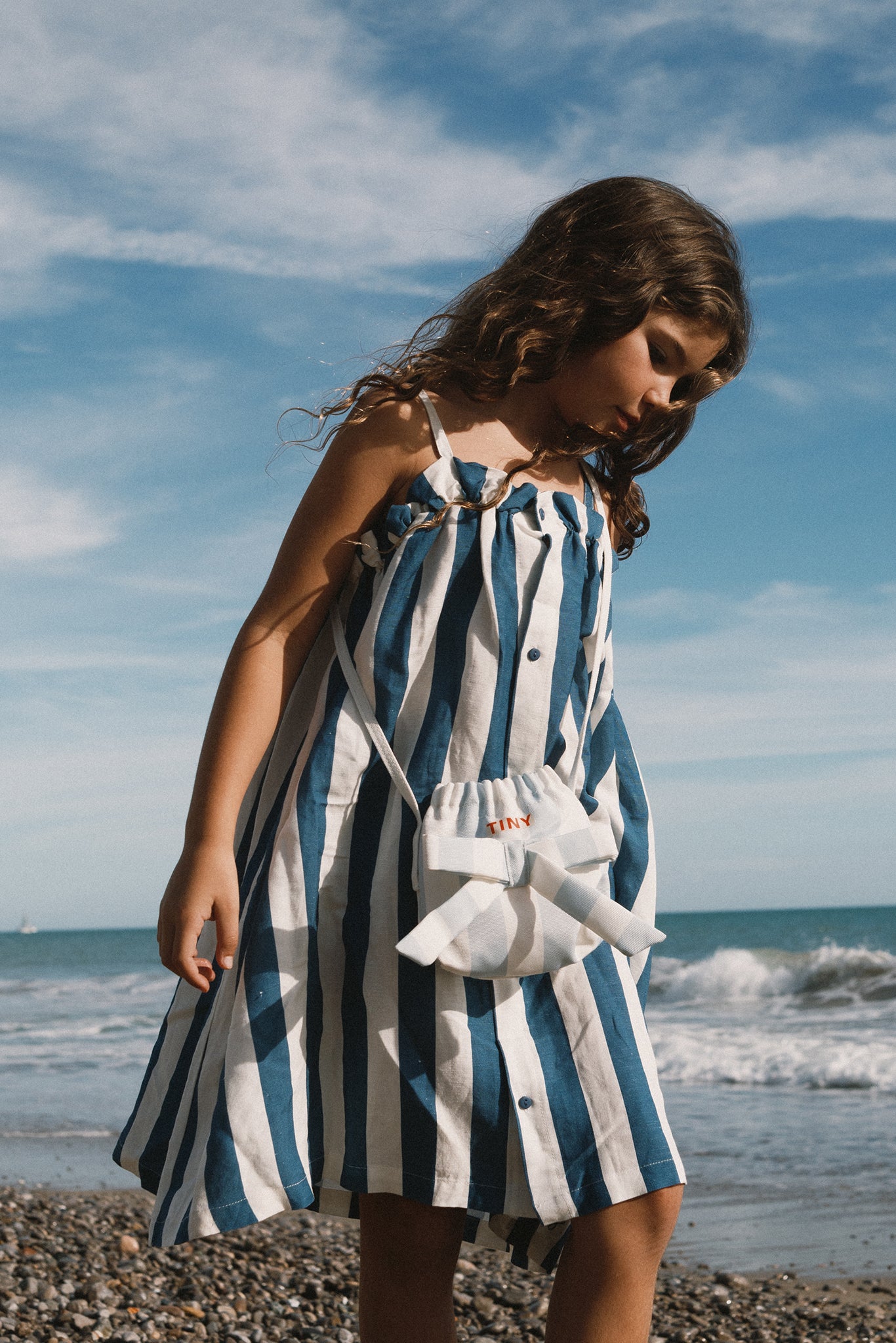 SUKNELĖ - LIGHT NAVY STRIPES