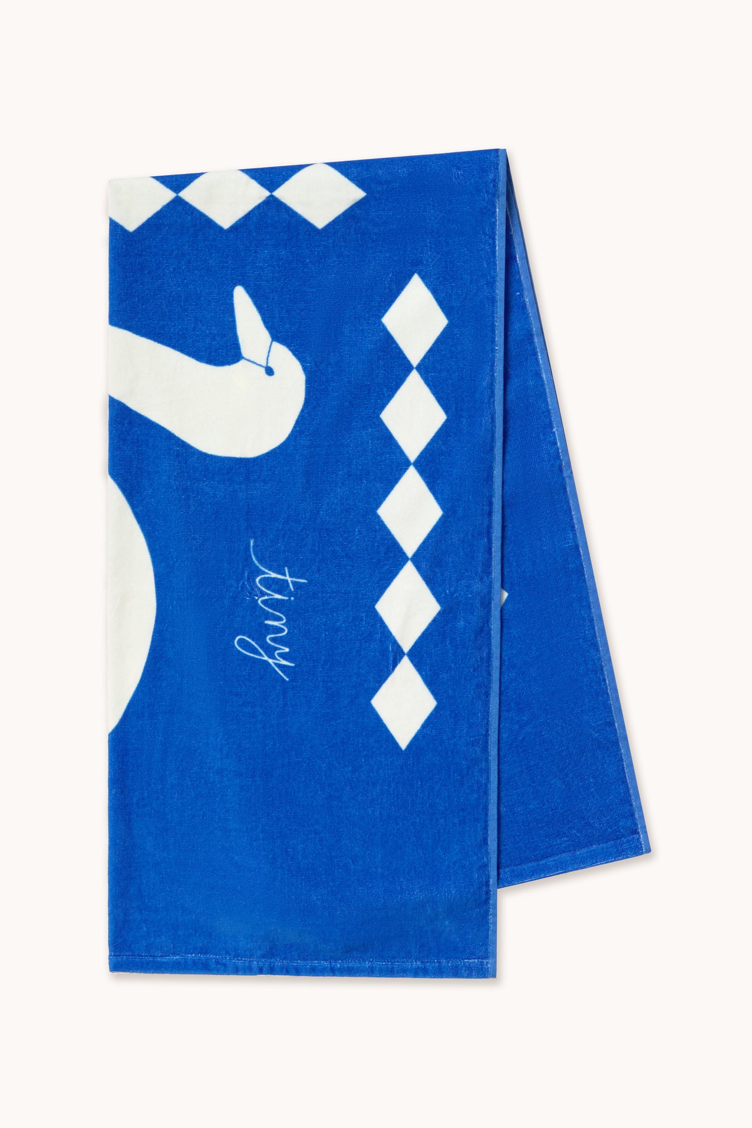 SWANS TOWEL - BLUE