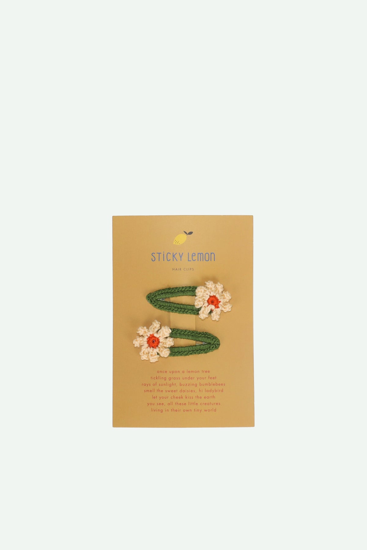 HAIR CLIPS | 2 PCS | DAISIES