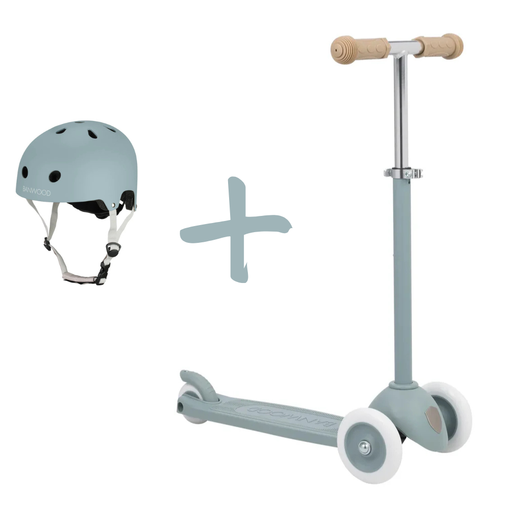 ECO SCOOTER & HELMET - TEAL