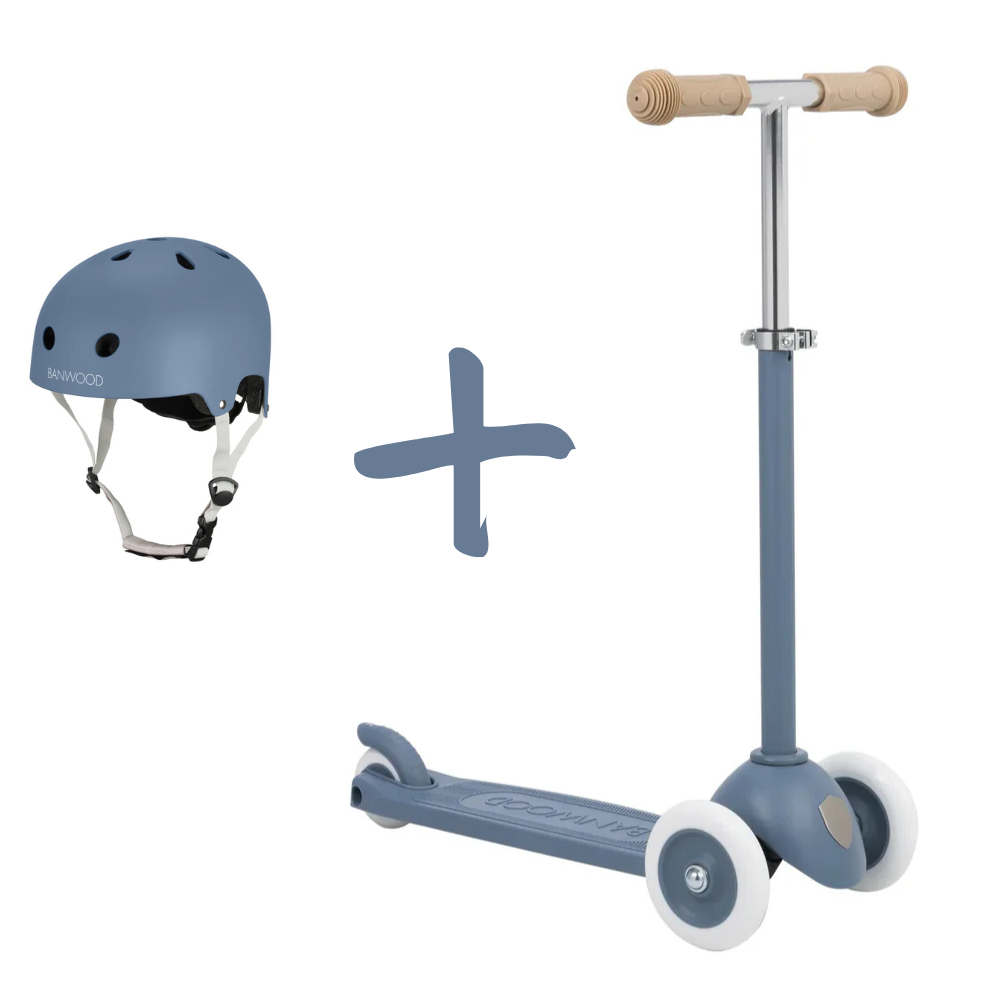 ECO SCOOTER & HELMET - DEEP SEA