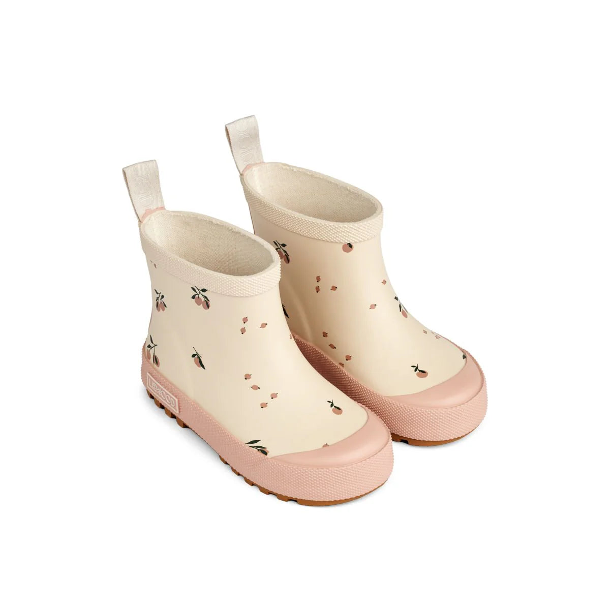 Tekla short rain boots - Peach / Sea shell