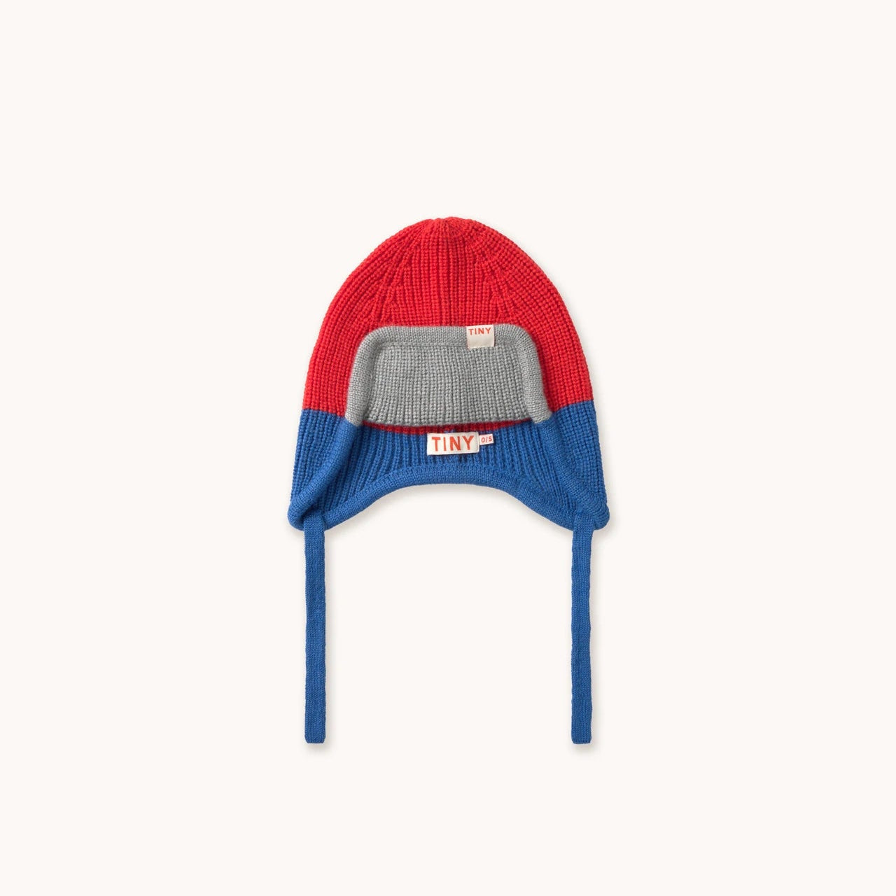 COLOR BLOCK EARFLAP BEANIE