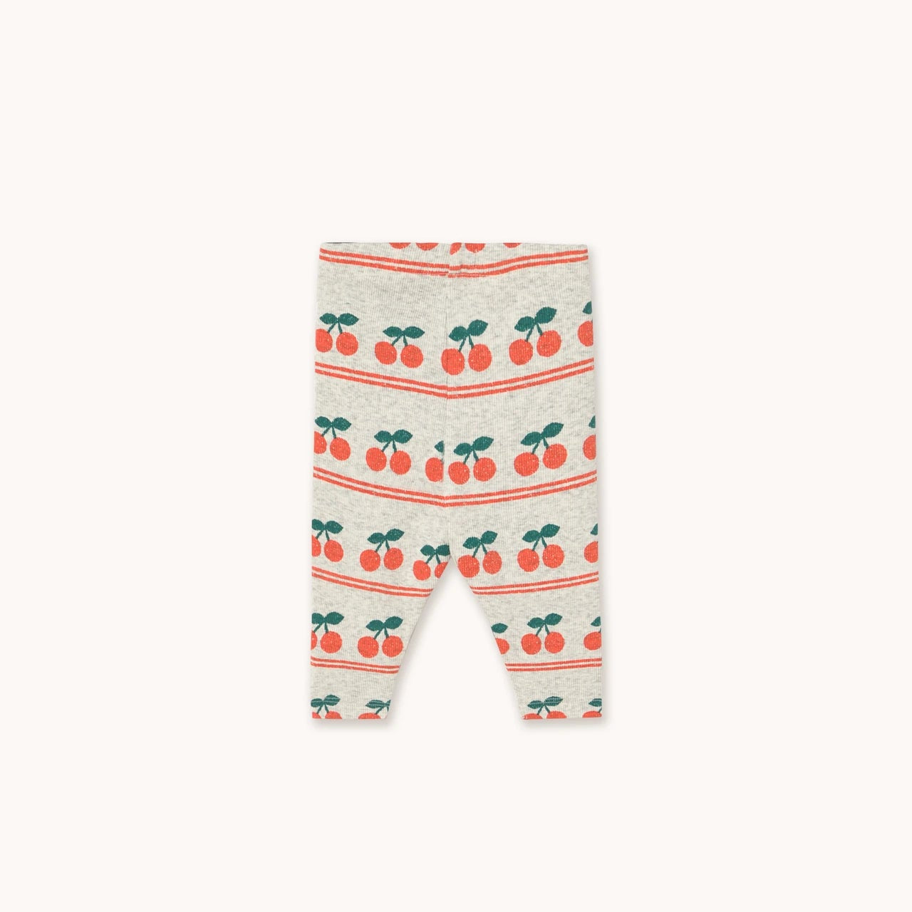 CHERRY PATTERN RIB BABY PANT