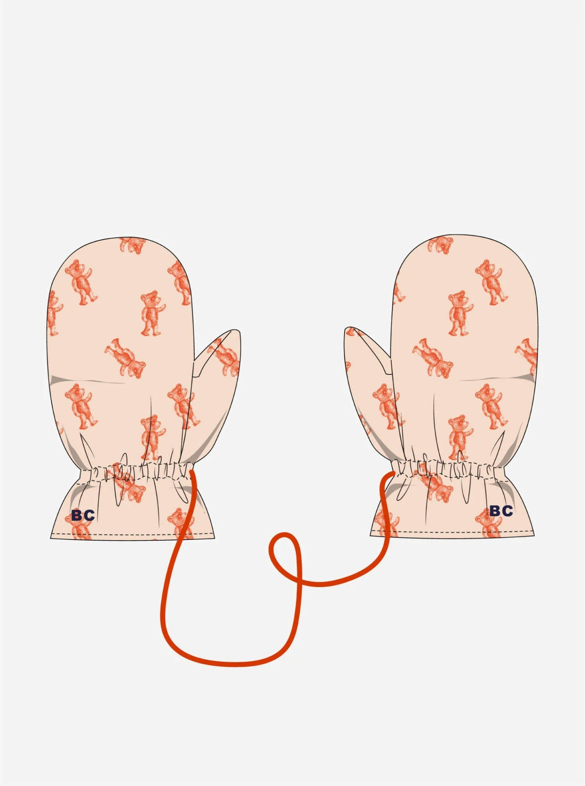 Bobo Choses Softpaw Monster All Over Mittens